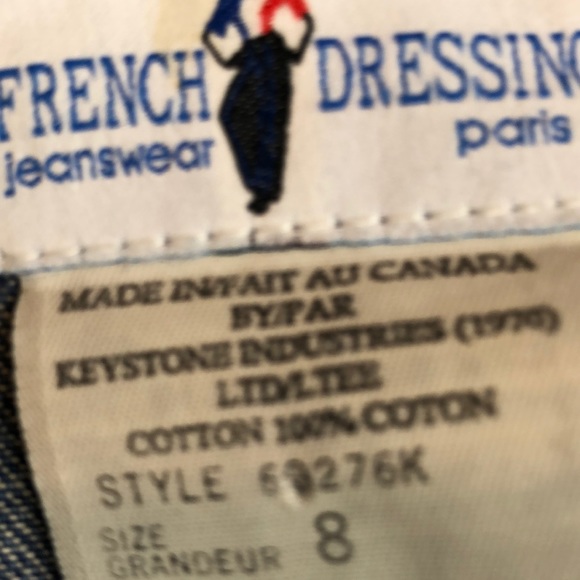 Women’s French dressing jean jacket coat size 8 - Picture 3 of 6